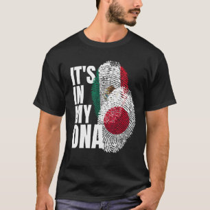 Japanisch und mexikanisches Mix Heritage DNA Flag T-Shirt