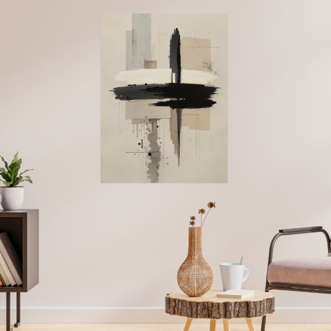 Japanisch Zen Minimalistisch Poster Calm Moderne M (Wohnzimmer 3)