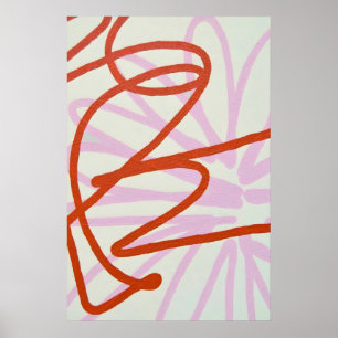 Japanische abstrakte Bauhaus-Formel Moderne Wandku Poster