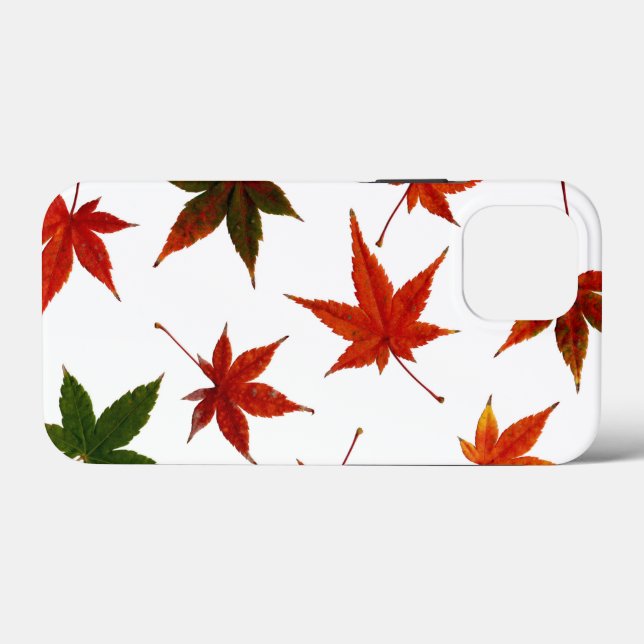 Japanische AhornBlätter Case-Mate iPhone Hülle (Rückseite (Horizontal))