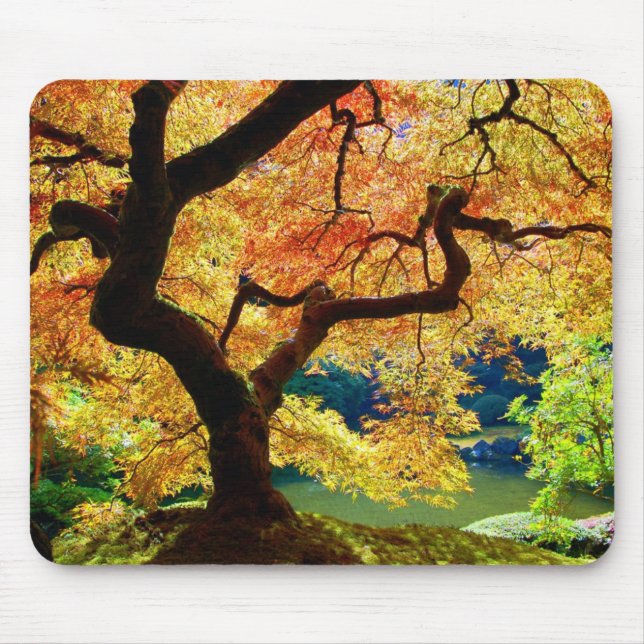 Japanische Ahornmäuse Pad Mousepad (Vorne)