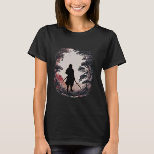 Japanische Aikido Tree of Life Samurai Art T-Shirt