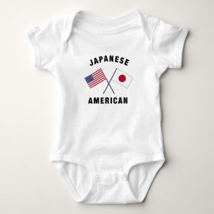 Japanische amerikanische Flagge Baby Strampler