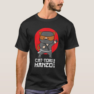 Japanische Anime Cat Ninja für Anime Fans T-Shirt