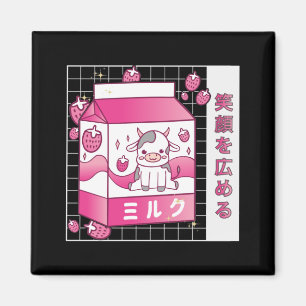 Japanische Anime Strawberry Milk Karton Niedliche  Magnet