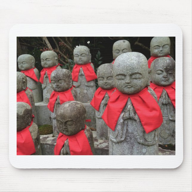 Japanische Art Wächter Gottheit der Kinder Japan Mousepad (Vorne)