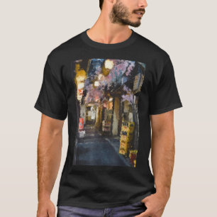 Japanische Ästhetik Kunstmalerei Streetwear Retro T-Shirt
