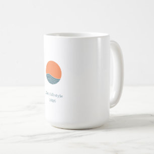 Japanische Ästhetik Sonne und Meer Kaffeetasse