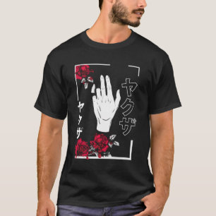 Japanische ästhetische Blume Teenager Männer Fraue T-Shirt