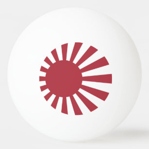 Japanische aufgehende Sonnenflagge, Edo bis WW2 Tischtennisball