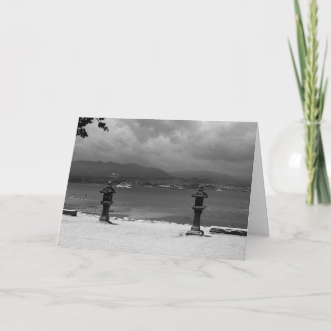 Japanische Bilder Karte (Vorderseite)