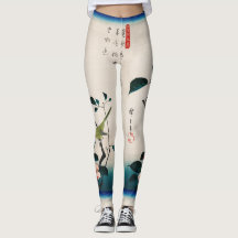 JAPANISCHE BIRD PRINT Leggings