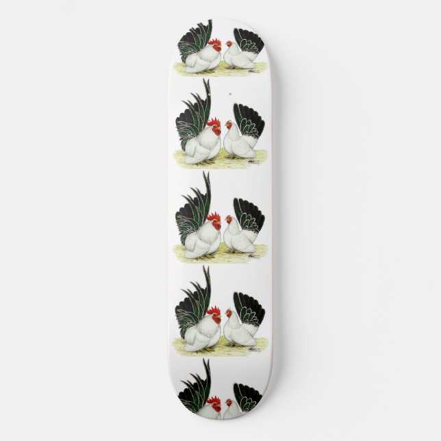 Japanische Blacktail Bantams Skateboard (Vorderseite)