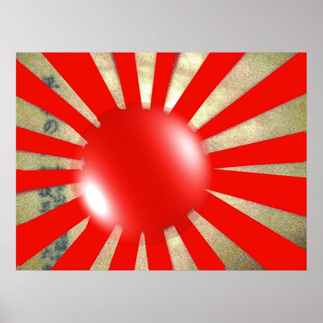 Japanische Blase Poster (Vorne)