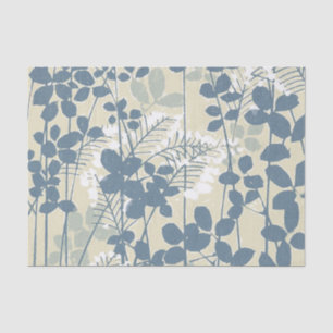 Japanische Blue Leaf-Blume Seidenpapier