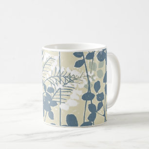 Japanische Blue Leaf-Blume Tasse
