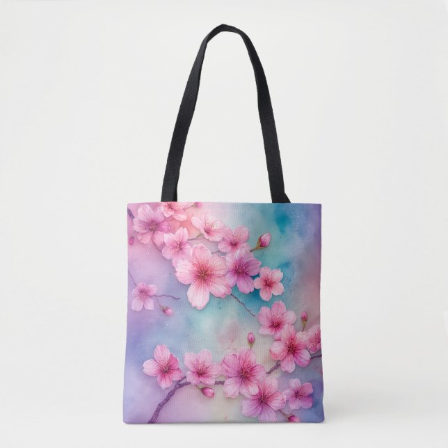 Japanische Blume Art Sakura Tasche (Vorderseite)