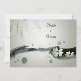 Japanische Blume Hochzeitseinladung Einladung