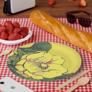 JAPANISCHE BLUME PAPPTELLER