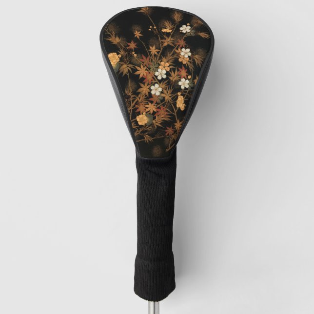Japanische Blume und Bäume Golf Headcover (Vorderseite)
