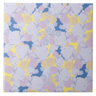 Japanische Blumen Fliese