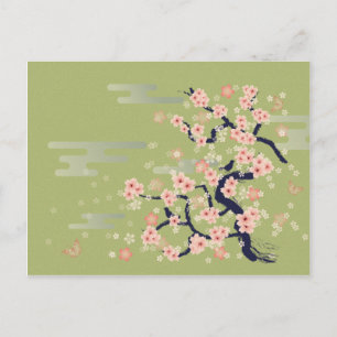JAPANISCHE Blüte Postkarte