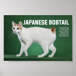 Japanische Bobtail Cat Breed Poster
