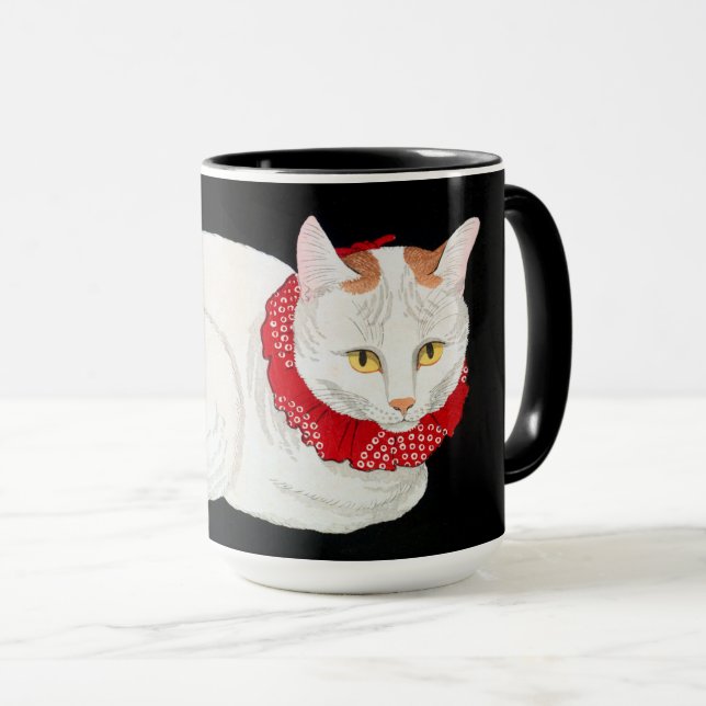 Japanische Bobtail Cat, Shotei Tasse (VorderseiteRechts)