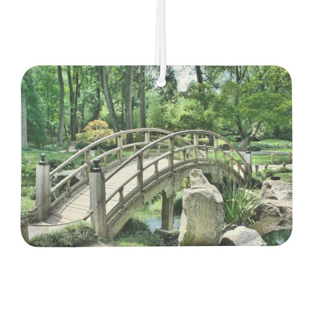 Japanische Bogenbrücke Autolufterfrischer (Vorderseite)