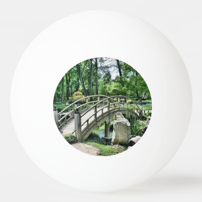 Japanische Bogenbrücke Tischtennisball (Vorderseite)