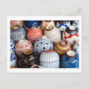 Japanische Bowls: Tokio Postkarte