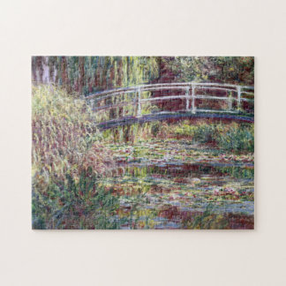 Japanische Bridge Symphonie in Rose Monet Fine Art Puzzle