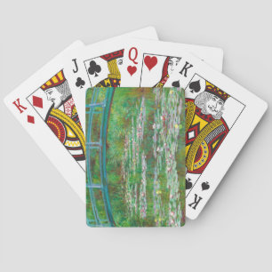 Japanische Brücke, 1899 von Claude Monet Spielkarten