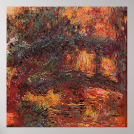 Japanische Brücke - Claude Monet - c1920 Poster