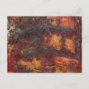 Japanische Brücke - Claude Monet - c1920 Postkarte