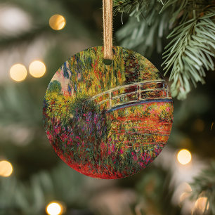 Japanische Brücke Claude Monet Keramik Ornament