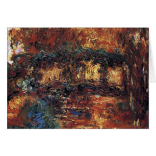 Japanische Brücke von Claude Monet, Vintage Kunst