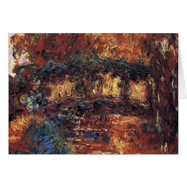 Japanische Brücke von Claude Monet, Vintage Kunst (Vorderseite (Horizontal))