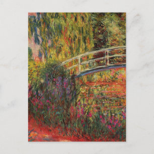 Japanische Brücke von Monet Postcard Postkarte