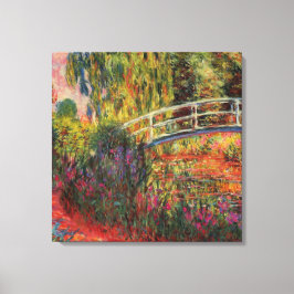 Japanische Brücke Water Lily Pond von Claude Monet Leinwanddruck