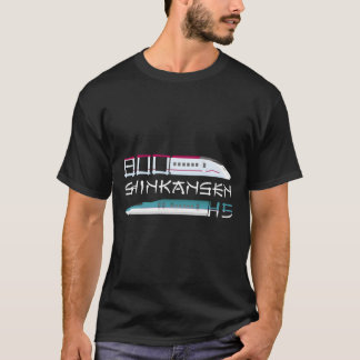 Japanische Bullet-Züge der Serie Shinkansen 800 un T-Shirt
