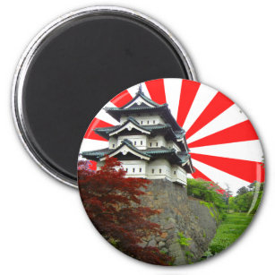 Japanische Burg Magnet