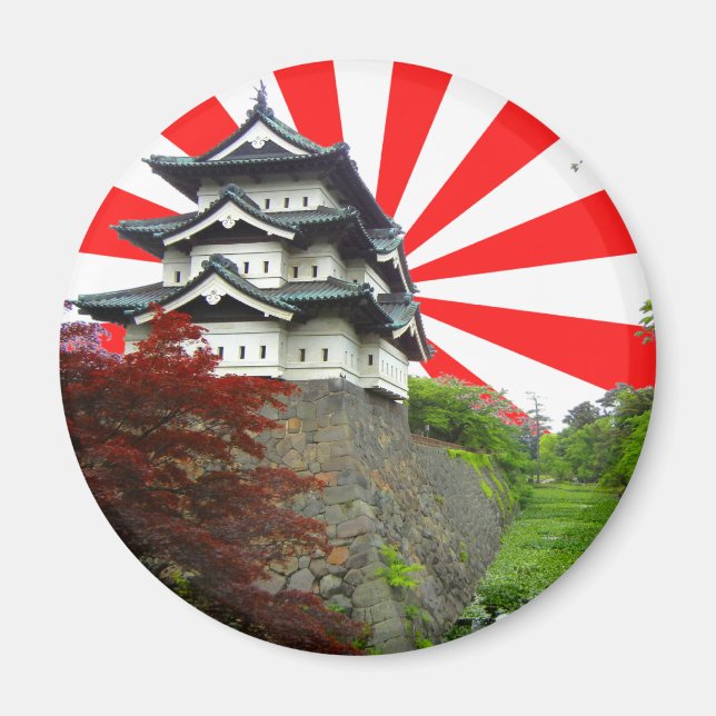 Japanische Burg Magnet (Vorne)