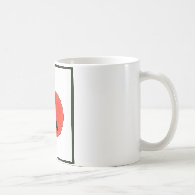 Japanische Bushido-Art des Kriegers Tasse (Rechts)