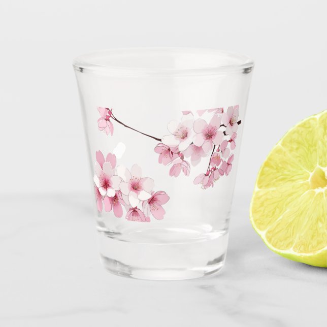 Japanische Cherry Blossom Sakura Tasse5 Schnapsglas (Vorderseite)