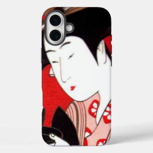 Japanische Dame Tee Servierzeremonie   Zen Kunst D iPhone 16 Plus Hülle