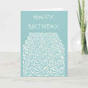 Japanische Design Grußkarte - "Happy Birthday" Karte
