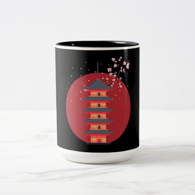 JAPANISCHE DESIGN KAFFEE TASSE (Mittel)