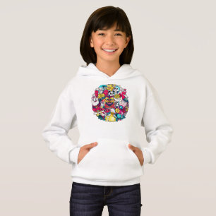 Japanische Doodle-Kunst Hoodie