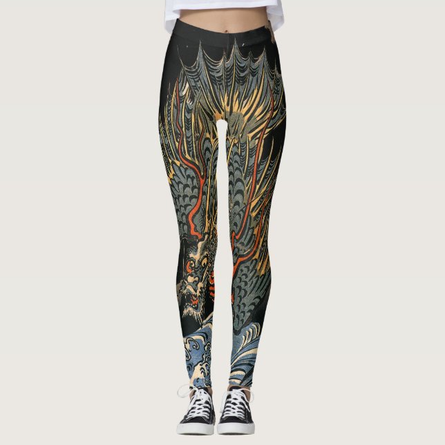 JAPANISCHE DRACHE Leggings (Vorderseite)